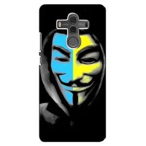 Чехол с Украинской символикой на Хуавей Мейт 10 (Анонимус патриот)