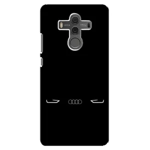 Силиконовый бампер с картинкой машины на Huawei Mate 10 (Силует Audi)