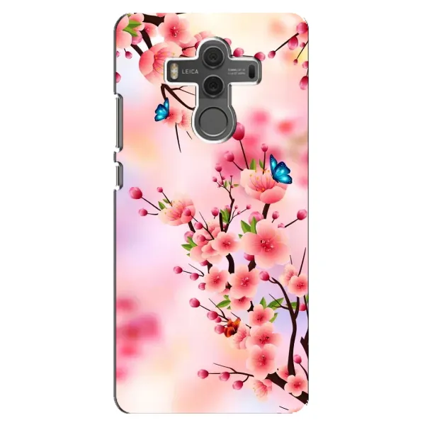 Чехол с рисунком «Бабочки на сакуре» для Huawei Mate 10 Чехол с рисунком «Бабочки на сакуре» для Huawei Mate 10