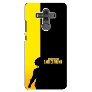 Чехол (TPU) с картинкой "Лого Пабг" на Хуавей Мейт 10 (Battlegrounds)