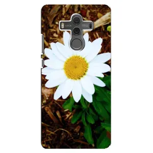 Чехол с ромашками на Huawei Mate 10 (Белая ромашка)