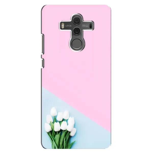 Чехол с рисунком «Белые тюльпаны» для Huawei Mate 10
