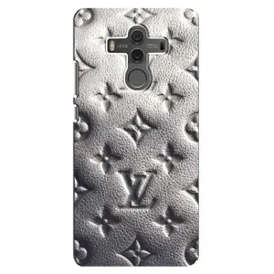 Текстурный Чехол Louis Vuitton для Хуавей Мейт 10 (Бежевый ЛВ)
