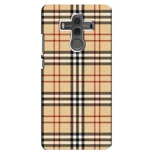 Чехол с Брендами одежды на Хуавей Мейт 10 (Burberry стиль)