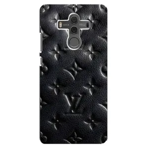 Текстурный Чехол Louis Vuitton для Хуавей Мейт 10 (Черный ЛВ)