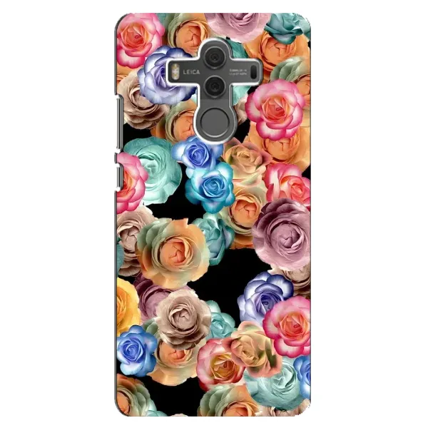 Чехол с рисунком «Цветы на черном» для Huawei Mate 10 Чехол с рисунком «Цветы на черном» для Huawei Mate 10