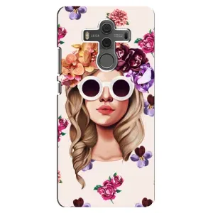 Чехол с картинкой Модные Девчонки Huawei Mate 10 (Девушка в очках)