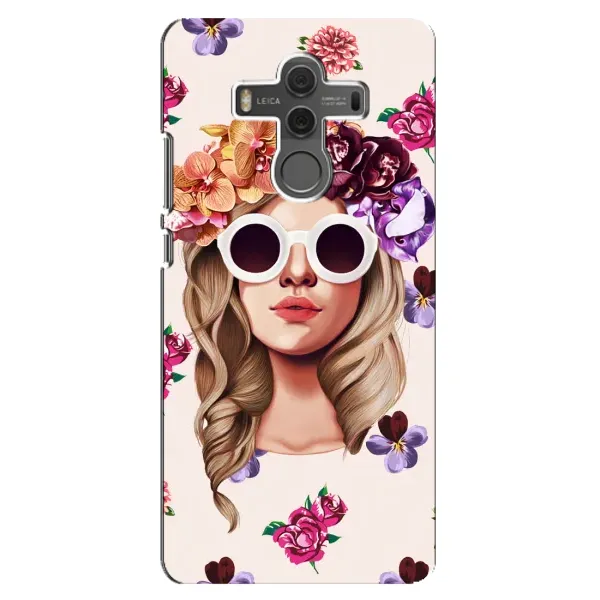 Чехол с рисунком «Девушка в очках» для Huawei Mate 10 Чехол с рисунком «Девушка в очках» для Huawei Mate 10