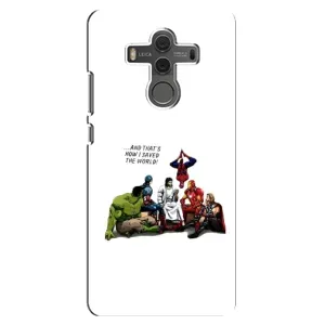 Чехлы для Huawei Mate 10 (Для Христиан) (Иисус супергерой)