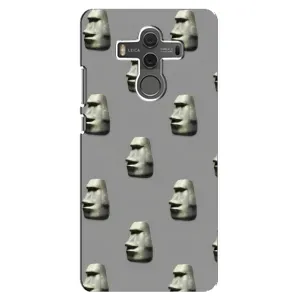 Бампер с принтом Мемы для Huawei Mate 10 (Каменное лицо)