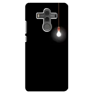 Чохол з картинками на чорному фоні для Huawei Mate 10 (Лампочка)