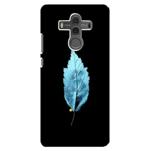 Чохол з картинками на чорному фоні для Huawei Mate 10 (Листя)
