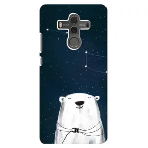 Силіконовий бампер з картинкою звірів для Huawei Mate 10 (Ведмедиця)