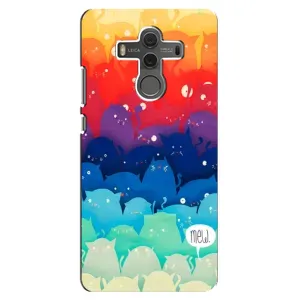Силіконовий чохол з котиком для Huawei Mate 10 (Mew)