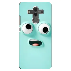 Силиконовые Чехлы (смешные стикеры) для Huawei Mate 10 (Забавное мятное лицо)