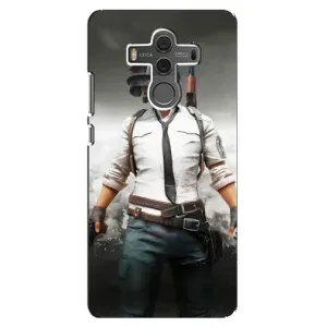 Силиконовый чехол с картинкой "Герой Pubg" на Huawei Mate 10 (Пабг)