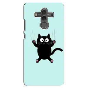 Силіконовий чохол з котиком для Huawei Mate 10 (Падаючий кіт)