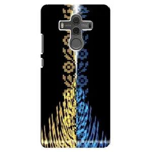 Силиконовый Чехол на Huawei Mate 10 (Патриотическая вышиванка)