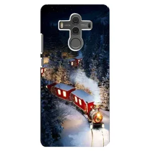 Силиконовый бампер на рождество для Huawei Mate 10 (Поезд)