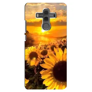 Чехол с Цветами для Huawei Mate 10 (поле подсолнухов)