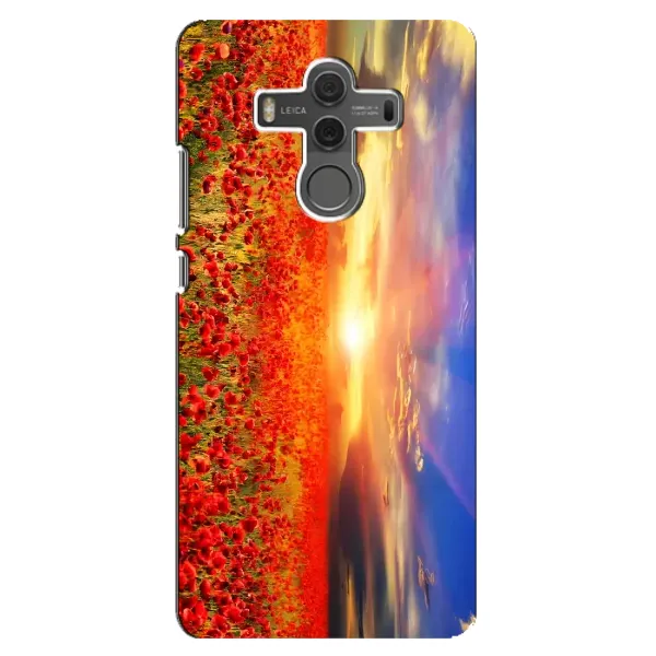 Чехол с рисунком «Поле тюльпанов» для Huawei Mate 10