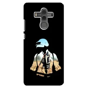 Силиконовый чехол с картинкой "Герой Pubg" на Huawei Mate 10 (Пубг мен)