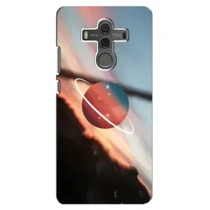 Чехол (ТПУ) с планетами на Huawei Mate 10 (Сатурн)