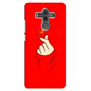 Чохол (Знак сердечка) для Huawei Mate 10 (Сердечко на червоному)
