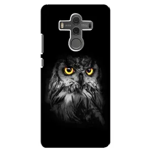 Чохли з принтом СОВИ для Huawei Mate 10 (Сова на чорному)