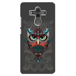 Чохли з принтом СОВИ для Huawei Mate 10 (Сова на сірому)