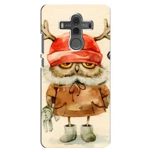 Чохли з принтом СОВИ для Huawei Mate 10 (Сова у шапці)