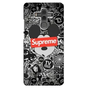 Чехол с Брендами одежды на Хуавей Мейт 10 (Supreme Маус)
