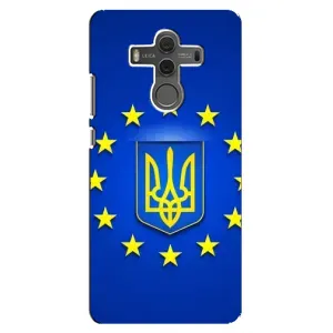 Чехол с Украинской символикой на Хуавей Мейт 10 (Украина это Европа)