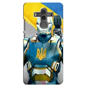 Силиконовый Чехол на Huawei Mate 10 (Я-Украина) (Украинский робокоп)