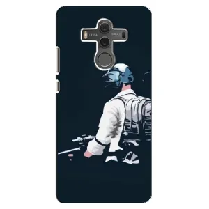 Силиконовый чехол с картинкой "Герой Pubg" на Huawei Mate 10 (В экиперовке)