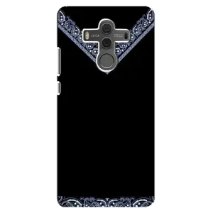 Силиконовый Чехол на Huawei Mate 10 (Воротник вышиванки)