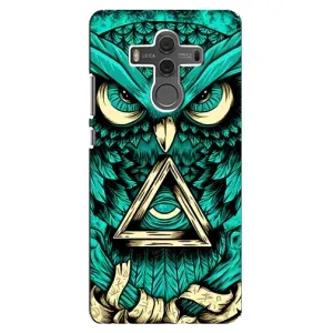 Чохли з принтом СОВИ для Huawei Mate 10 (Зелена сова)