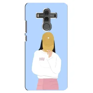 Силиконовый Чехол на Huawei Mate 10 с картинкой Стильных Девушек (Желтая кепка)
