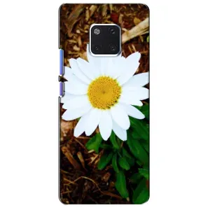 Чохол з ромашками на Huawei Mate 20 Pro, LYa-l09, LYA-L29 (Біла ромашка)
