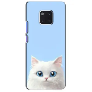 Чохол на тематику: Коти для Huawei Mate 20 Pro (LYA-L09, LYA-L29) (Білий кіт)