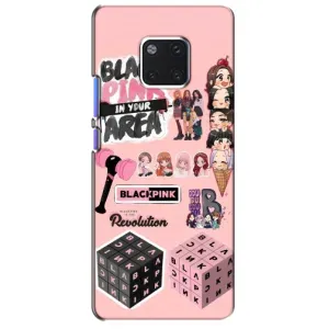 Чехлы с картинкой для Huawei Mate 20 Pro, LYa-l09, LYA-L29 (BLACK PINK коллаж)