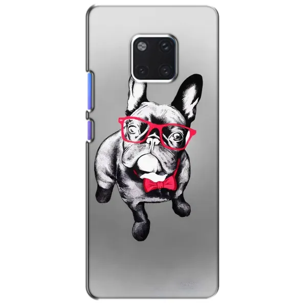 Чехол с рисунком «Бульдог в очках» для Huawei Mate 20 Pro (LYA-L09, LYA-L29)
