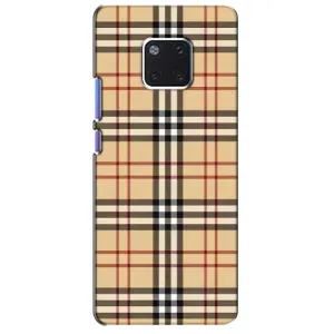 Чехол с рисунком «Burberry стиль» для Huawei Mate 20 Pro (LYA-L09, LYA-L29)