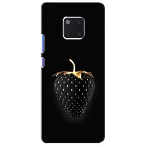 Чохол з зображенням смачної їжі для Huawei Mate 20 Pro, LYa-l09, LYA-L29 (Чорна полуниця)