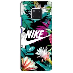 Силіконовый Чохол на Huawei Mate 20 Pro, LYa-l09, LYA-L29 з картинкою НАЙК (Квітковий Nike)