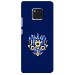 Чехол Укр Символика для Huawei Mate 20 Pro, LYa-l09, LYA-L29 (Цветущий Герб)