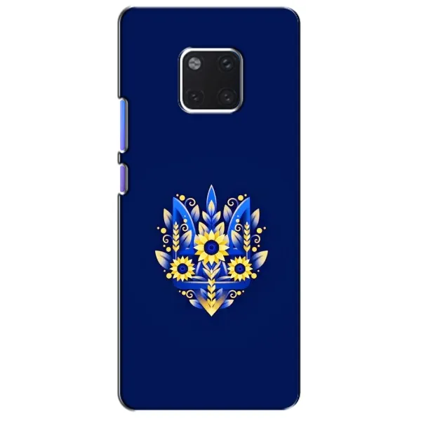 Чехол с рисунком «Цветущий Герб» для Huawei Mate 20 Pro (LYA-L09, LYA-L29)