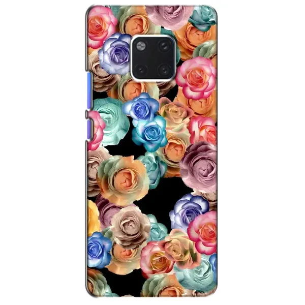 Чехол с рисунком «Цветы на черном» для Huawei Mate 20 Pro (LYA-L09, LYA-L29) Чехол с рисунком «Цветы на черном» для Huawei Mate 20 Pro (LYA-L09, LYA-L29)