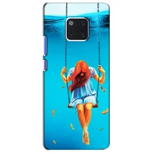 Чехол Стильные девушки на Huawei Mate 20 Pro, LYa-l09, LYA-L29 (Девушка на качели)