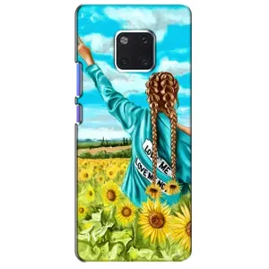 Чехол Стильные девушки на Huawei Mate 20 Pro, LYa-l09, LYA-L29 (Девушка на поле)